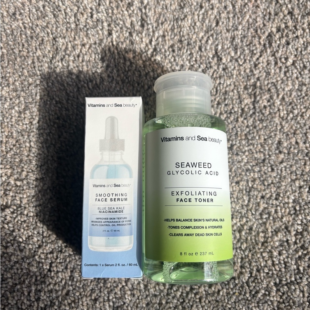 Seaweed Exfoliating Face Toner - Green